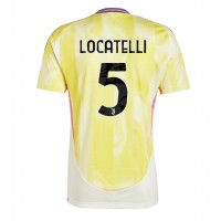 Juventus Manuel Locatelli #5 Fotballklær Bortedrakt 2024-25 Kortermet